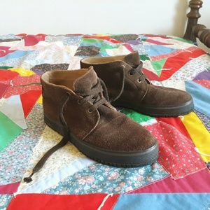 Brown Suede Bass Shoes